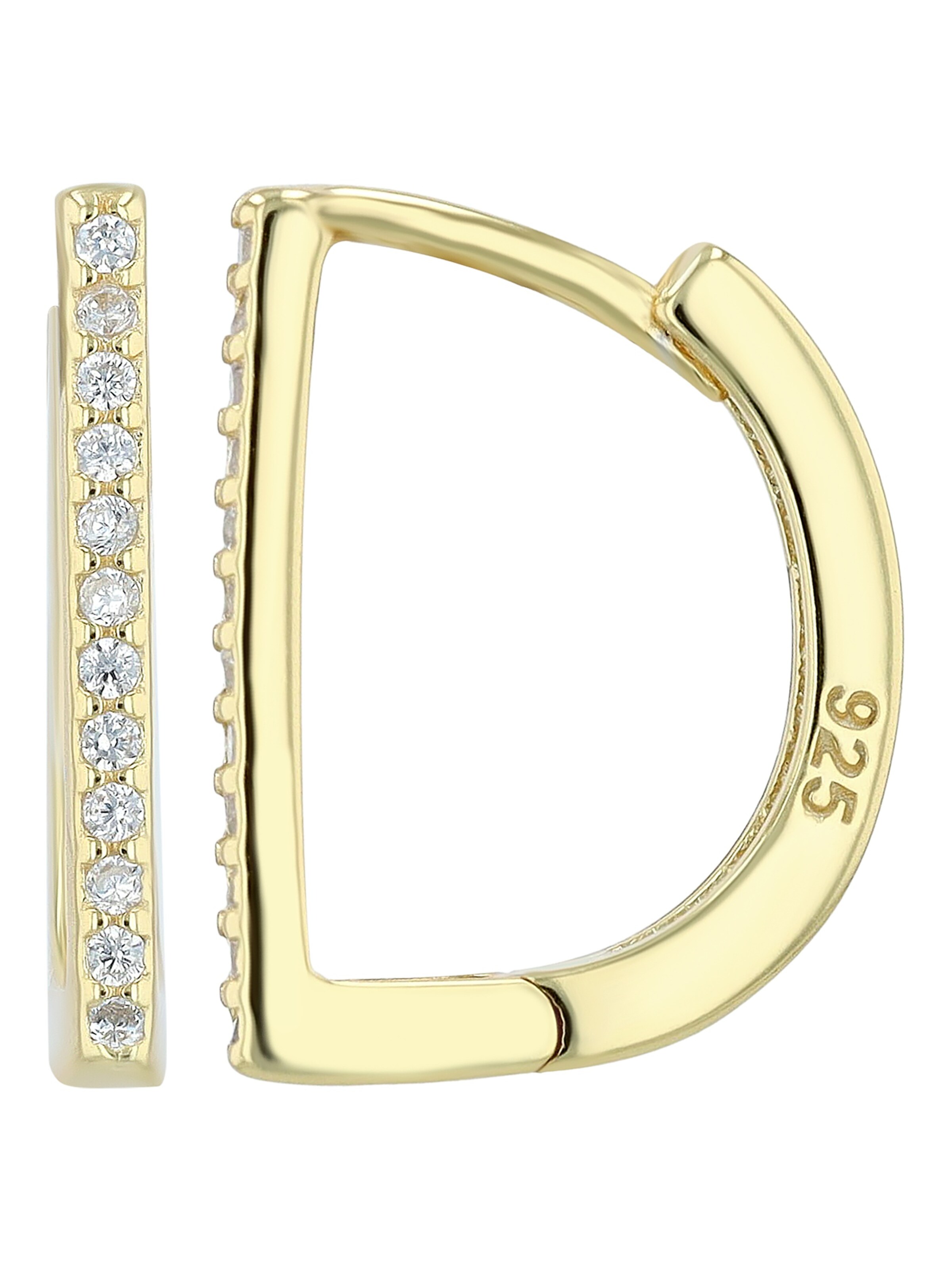 Akzent Earrings 'vergoldet' in Gold