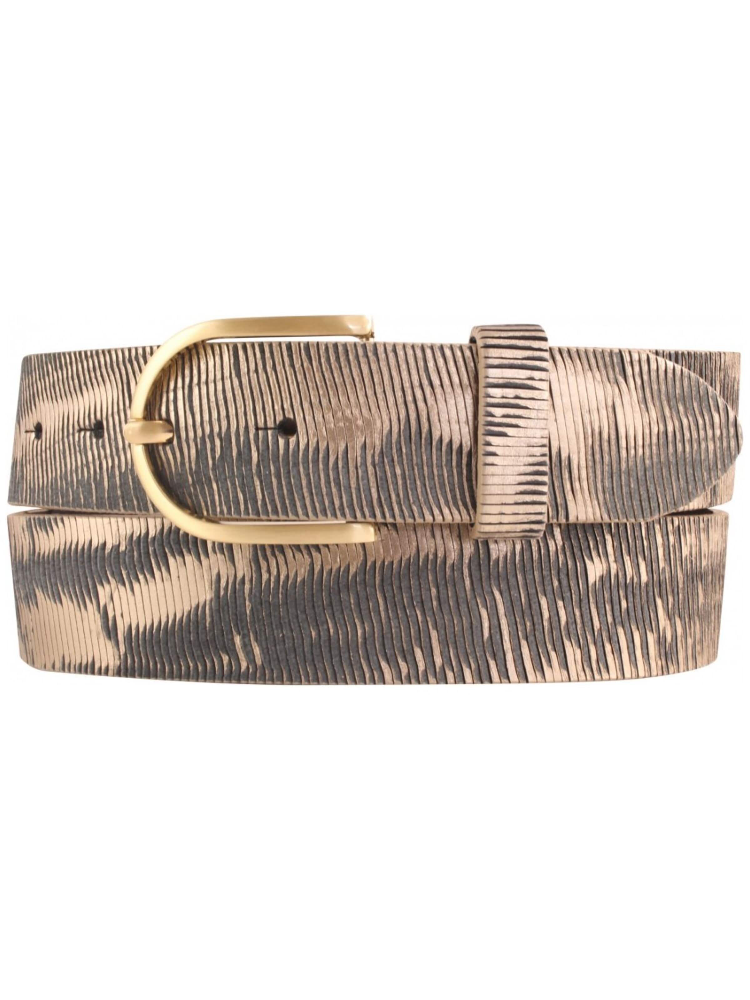 BELTINGER Gürtel 'Olbiae'‌‌‌‌‌‌‌ in Gold: Vorderseite