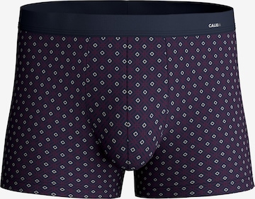 CALIDA Boxershorts 'Cotton Code Design' in Lila: Vorderseite