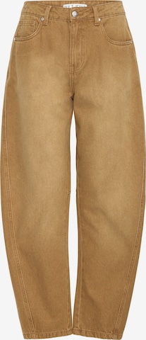 Barrel Jean Pulz en marron : devant