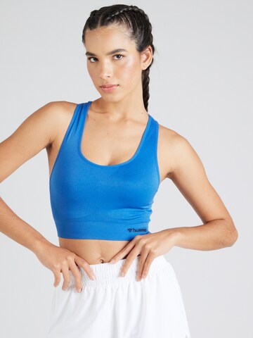 Hummel Bustier Sport-BH 'Tif' in Blau