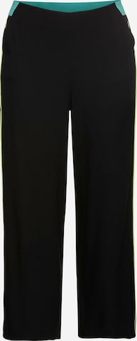 Loosefit Pantaloni de la SHEEGO pe negru: față