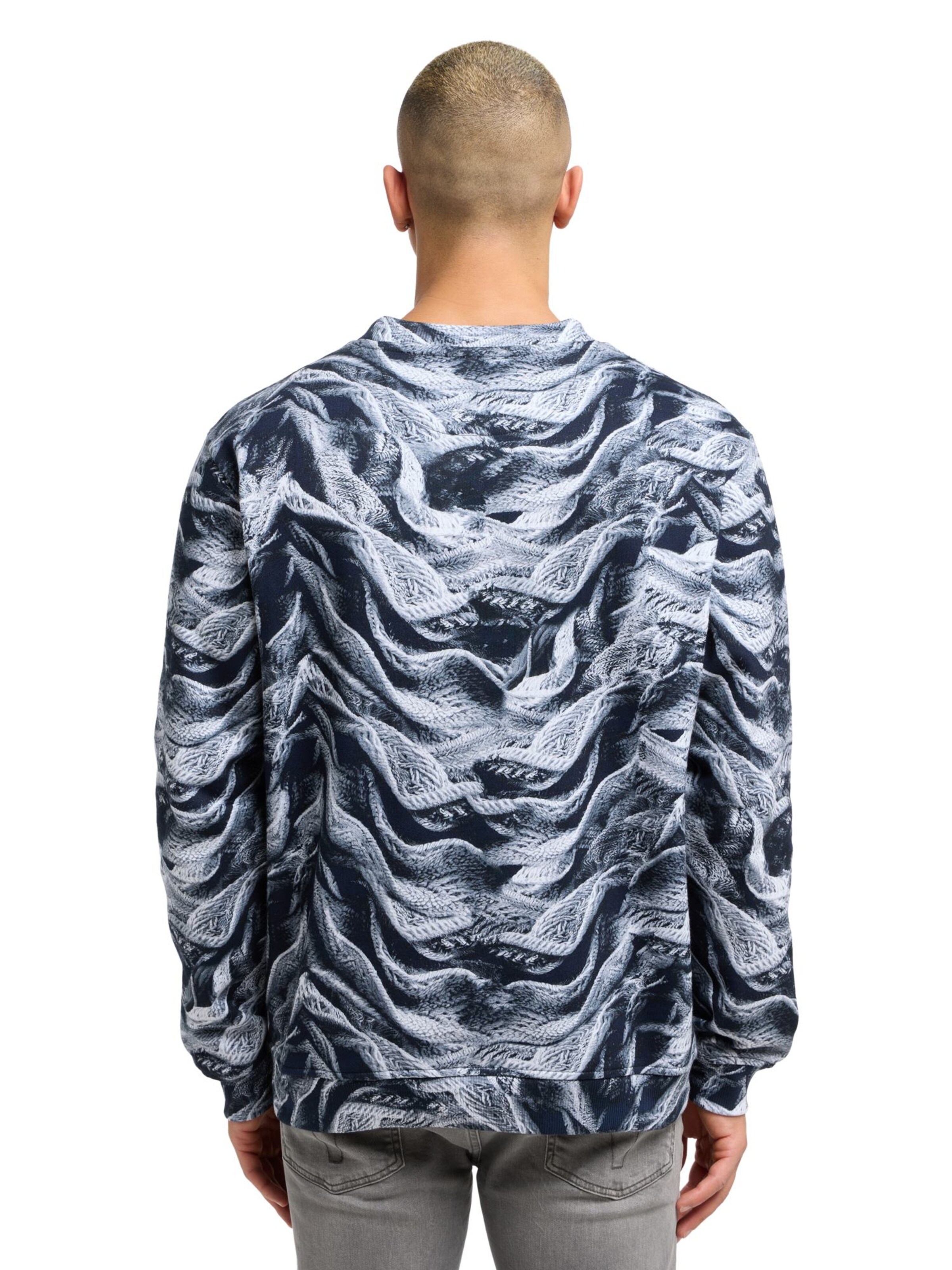 Carlo Colucci Sweatshirt ' Dotti ' in Grey