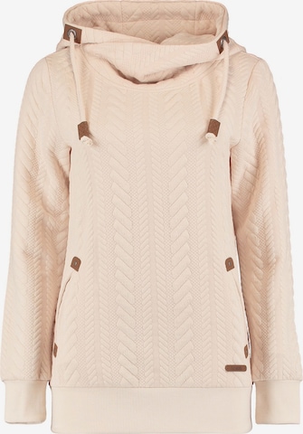 Hailys Sweatshirt in Beige: predná strana