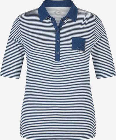 Rabe Poloshirt in dunkelblau / weiß, Produktansicht