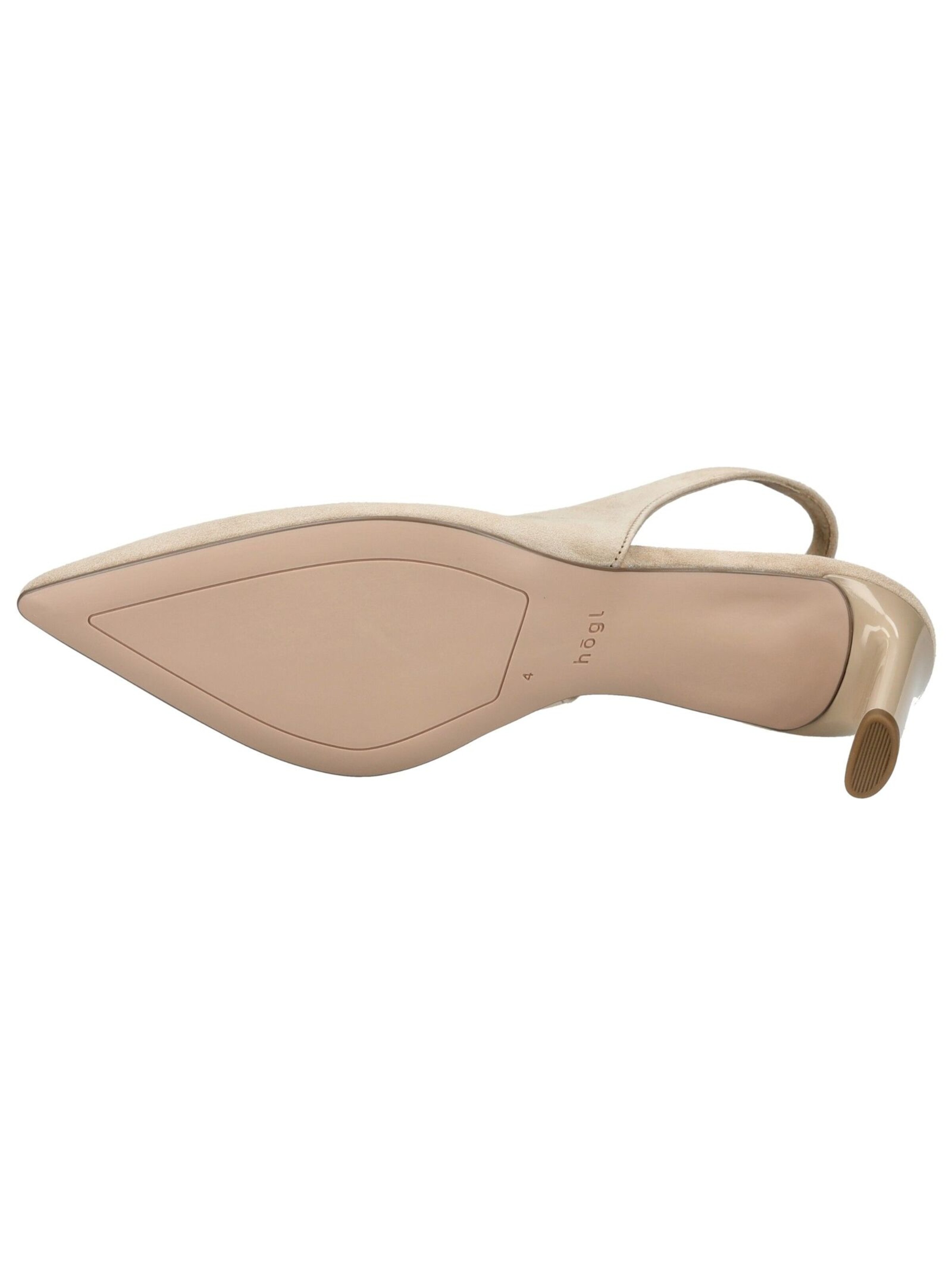 Décolleté sling di Högl in beige