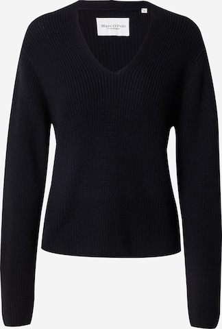 Marc O'Polo Pullover  (GOTS) in Schwarz: predná strana