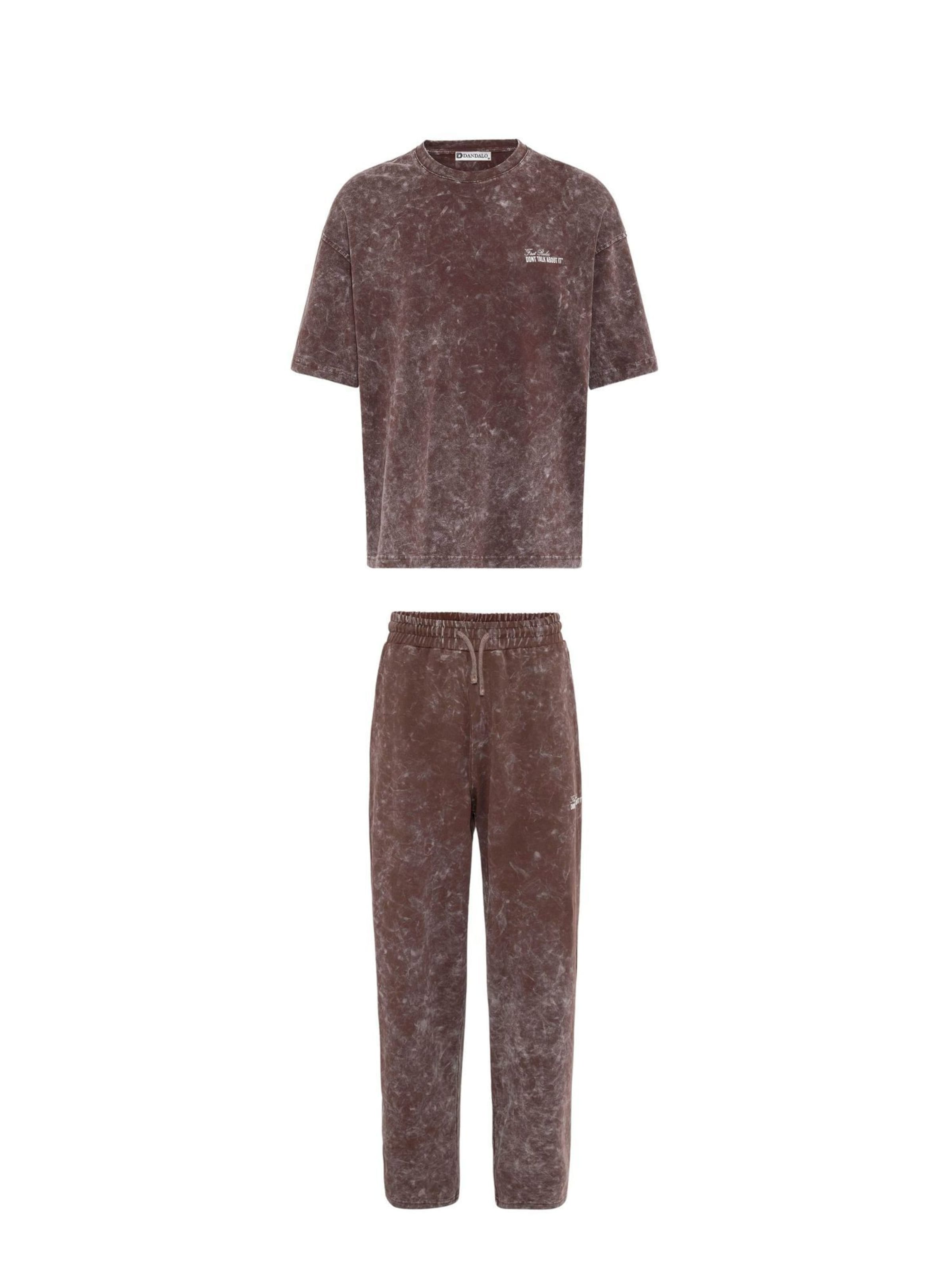 Dandalo Juoksupuku värissä ruskea: etupuoli