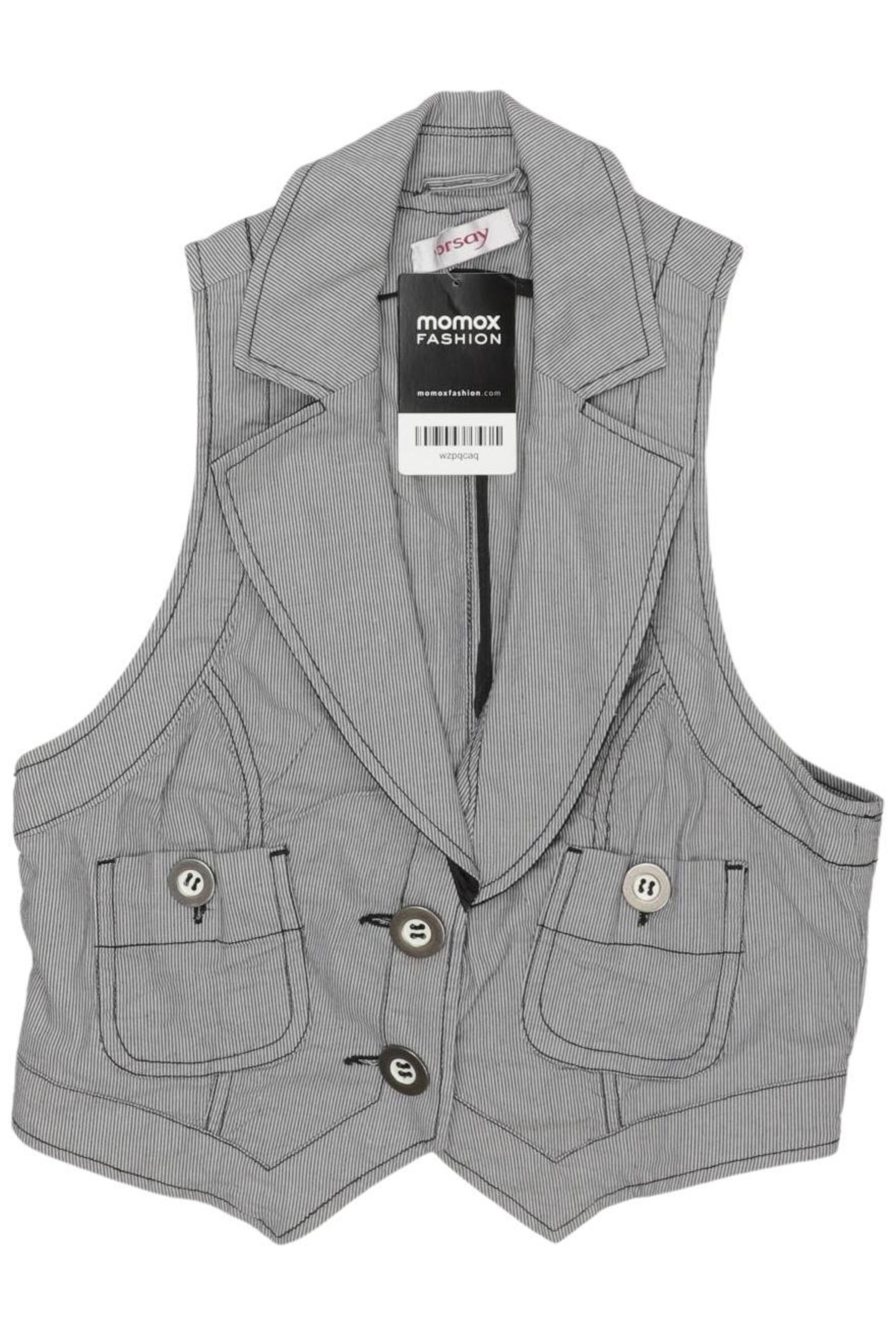 Orsay Weste XXS in Grau: Vorderseite