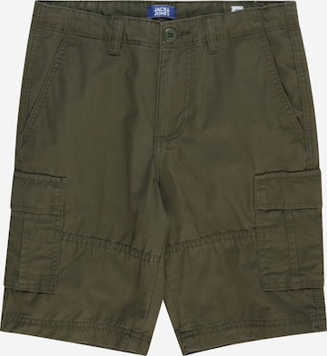 Jack & Jones Junior - Regular Calças 'COLE CAMPAIGN' em verde: frente