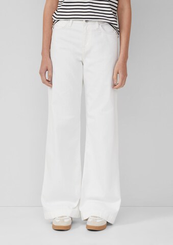 s.Oliver Wide leg Jeans in Wit: voorkant