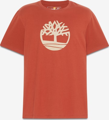 TIMBERLAND Shirt in Rood: voorkant
