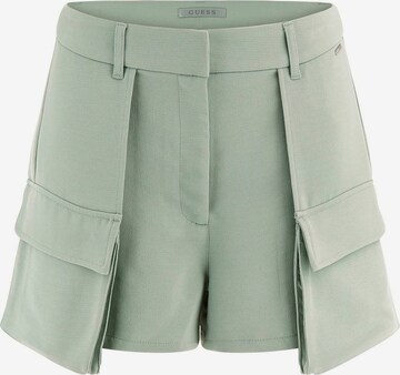 GUESS Regular Cargo Pants in Green: front
