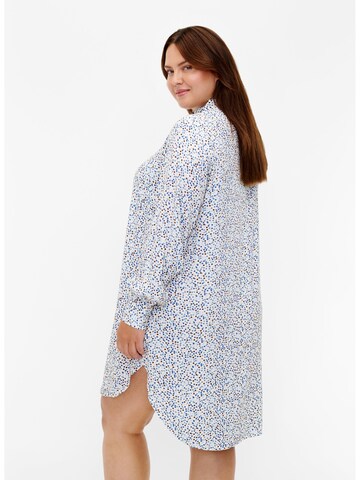 Zizzi Shirt Dress 'BELLA' in White