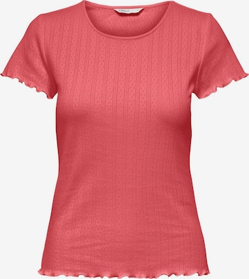 Maglietta di ONLY in rosa: frontale