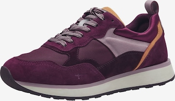 Tamaris Platform trainers in Purple: front