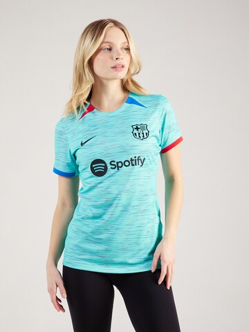 T-shirt fonctionnel NIKE en bleu : devant