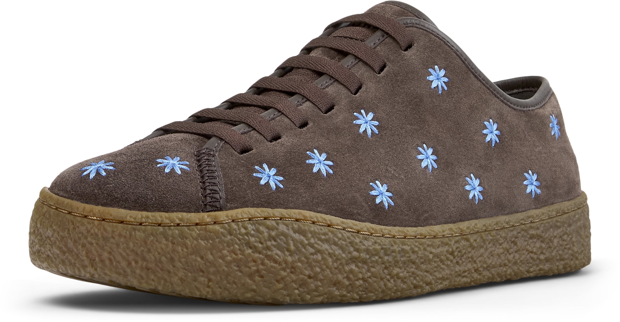 Baskets basses ' Peu Terreno ' CAMPER en marron : devant