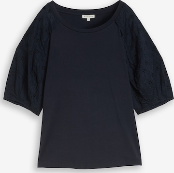 Tricou de la TOM TAILOR pe albastru: față