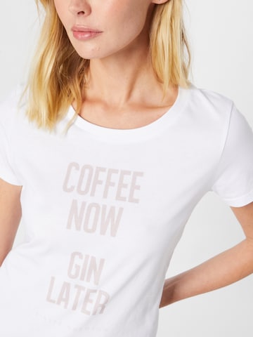 EINSTEIN & NEWTON T-shirt 'Gin' i vit