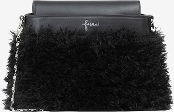 faina Clutch in Zwart: voorkant