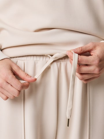 Loosefit Pantalon Seaside en beige