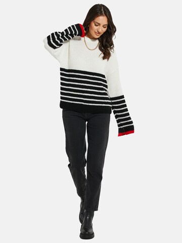 Threadbare Sweater 'Citrine' in White