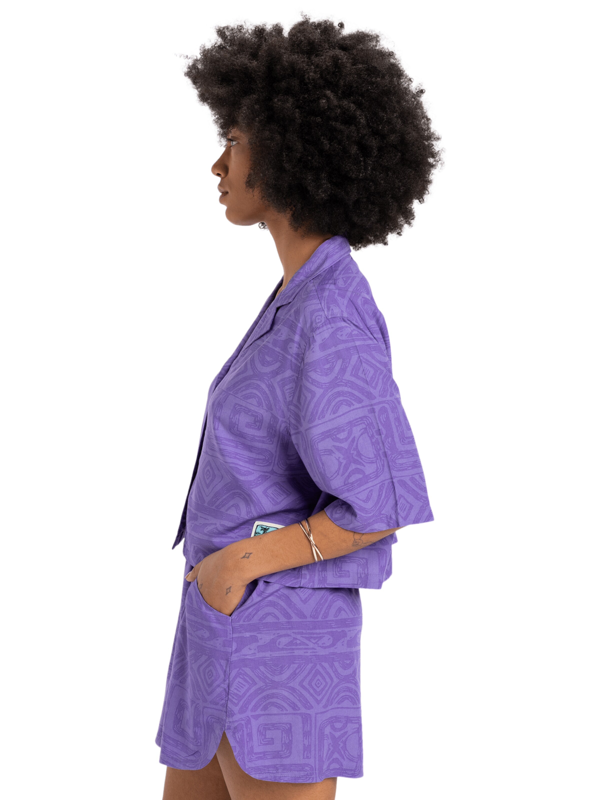 QUIKSILVER Blouse in Purple