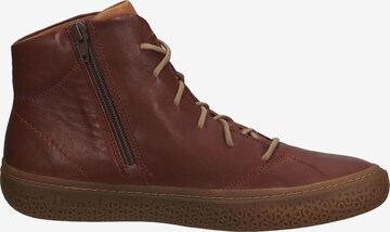 THINK! Lace-Up Ankle Boots in Brown