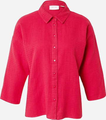 VILA Blouse in Roze: voorkant