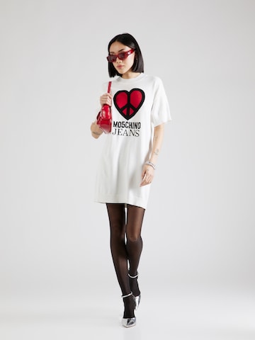 Moschino Jeans Knit dress in White