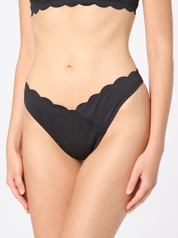 Hunkemöller Bikini Bottoms in Black: front