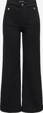 ONLY Wide leg Jeans 'ONLMADELINE' in Black: front