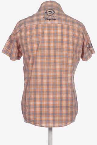 CAMP DAVID Button Up Shirt in S in Orange