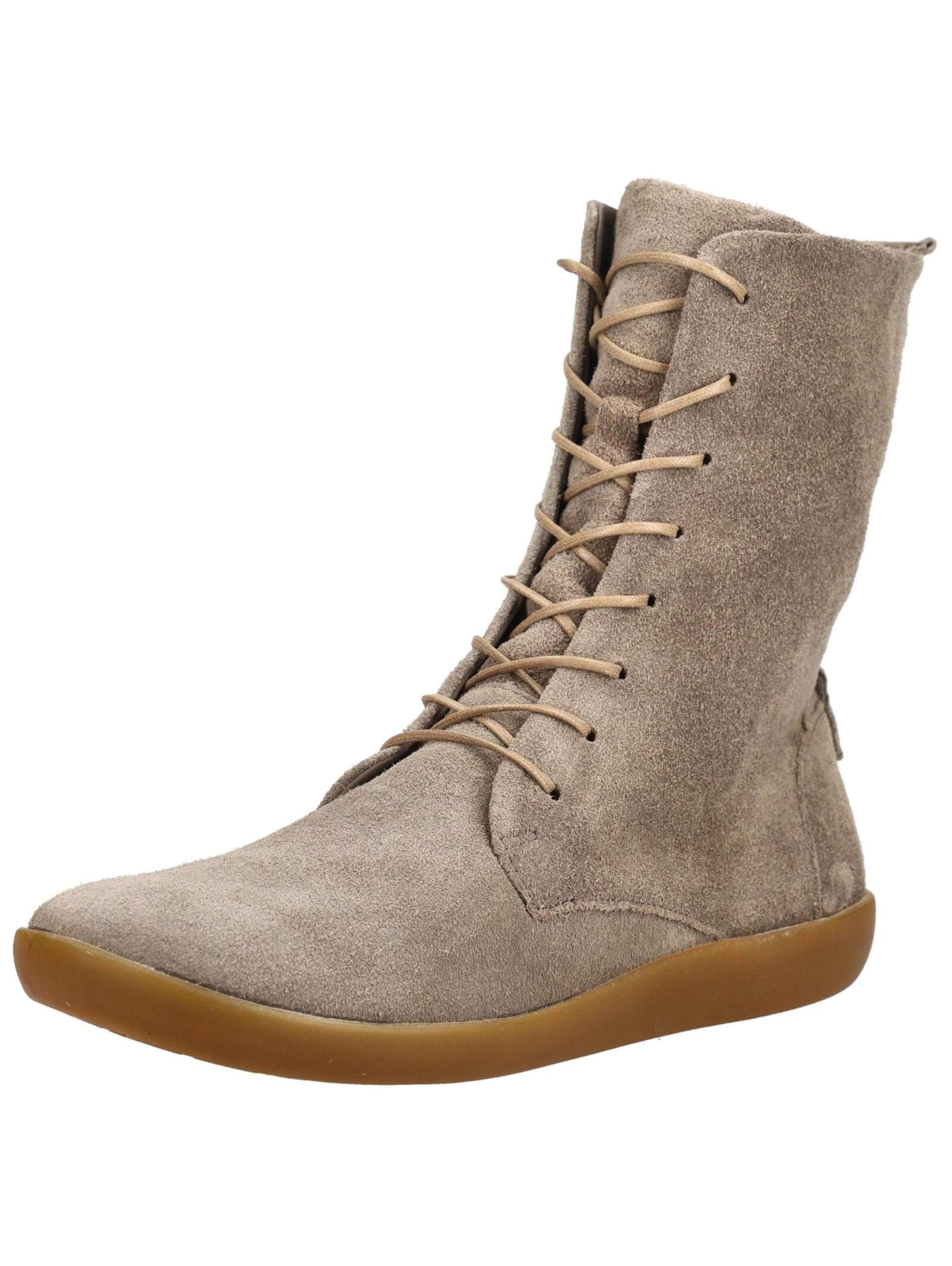 Bottines à lacets THINK! en beige : devant