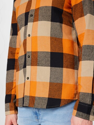 Only & Sons Slim Fit Skjorte 'GUDMUND' i orange