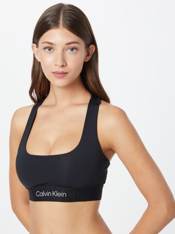 Calvin Klein Sport Bustier BH in Schwarz: predná strana