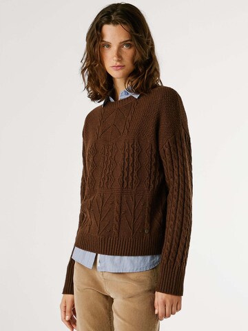 Pepe Jeans Sweater 'Cosma' in Brown