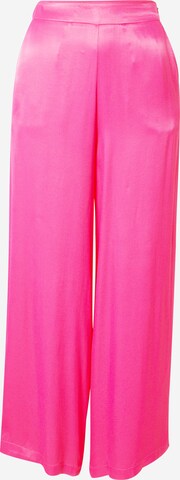 Wide Leg Pantalon Warehouse en rose : devant