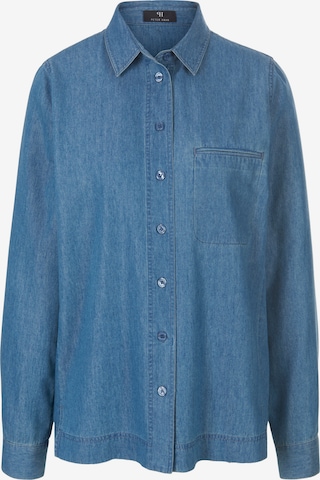 Peter Hahn Blouse in Blue: front