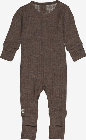 Barboteuse / body Müsli by GREEN COTTON en marron