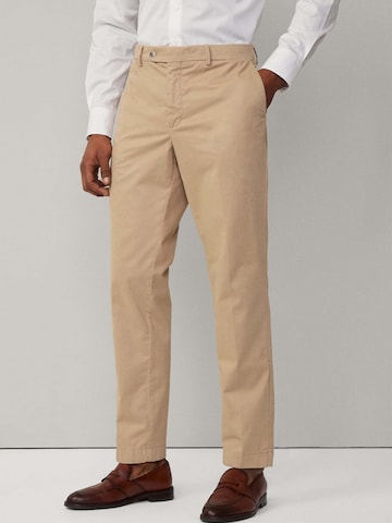 Pantalon chino 'Sanderson' Hackett London en beige : devant