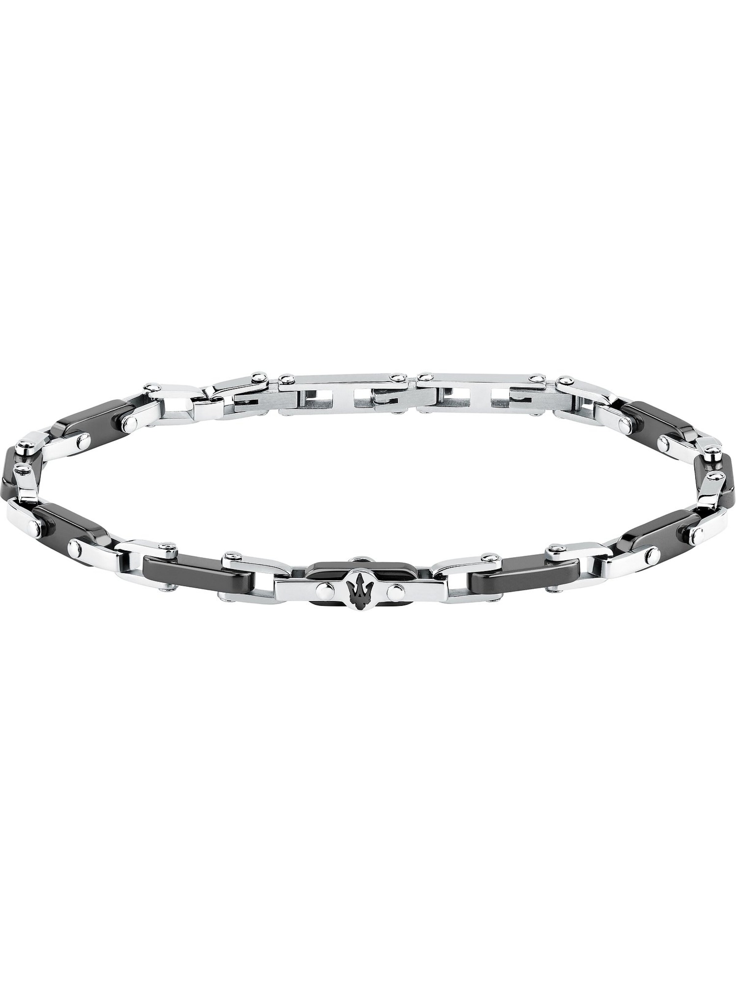 Maserati Bracelet in Silver: front