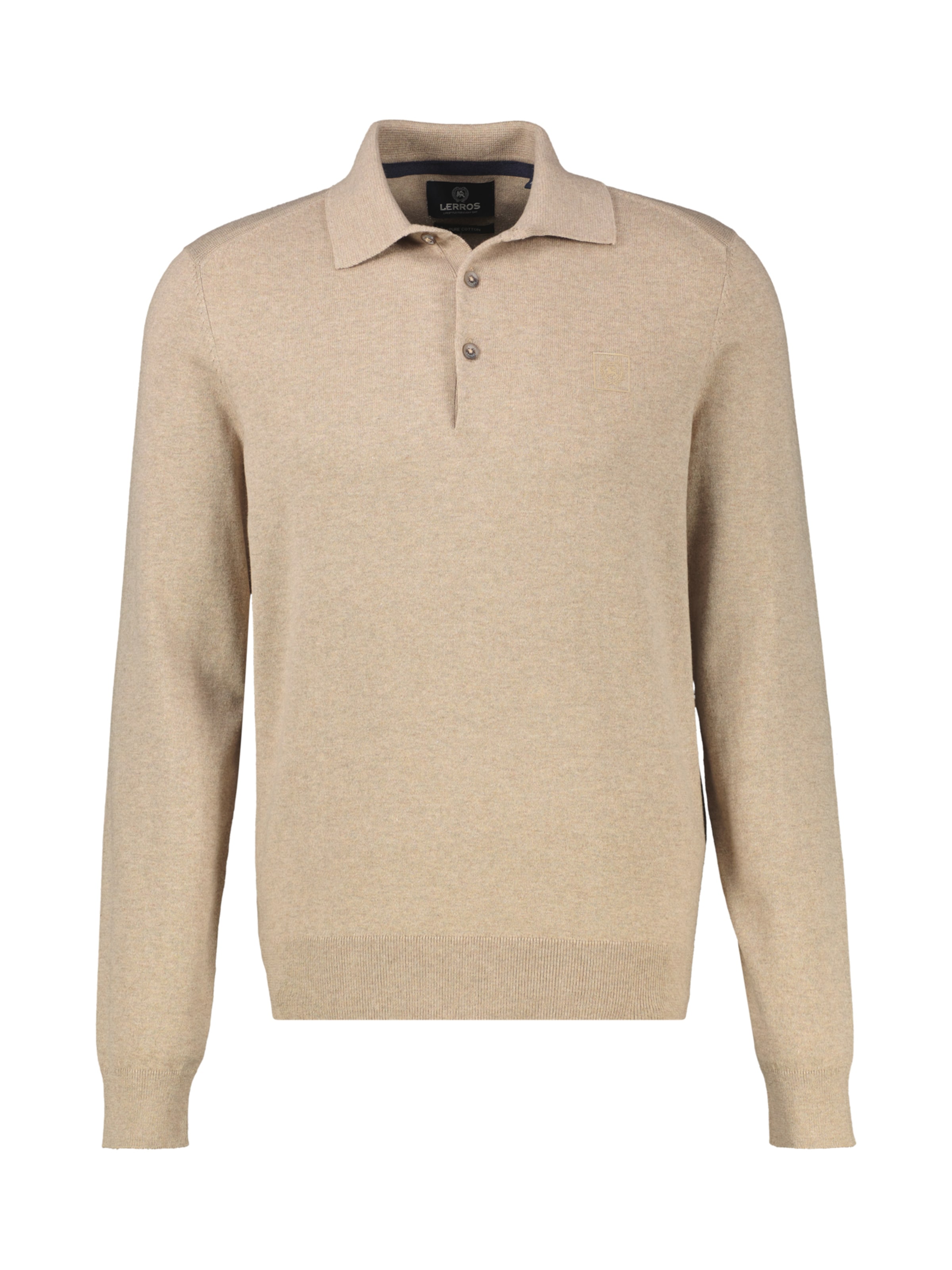 LERROS Shirt in L in de kleur Beige gemêleerd, Productweergave