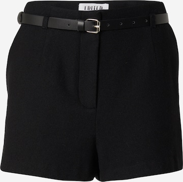 juoda EDITED Laisvas Kelnės: priekis