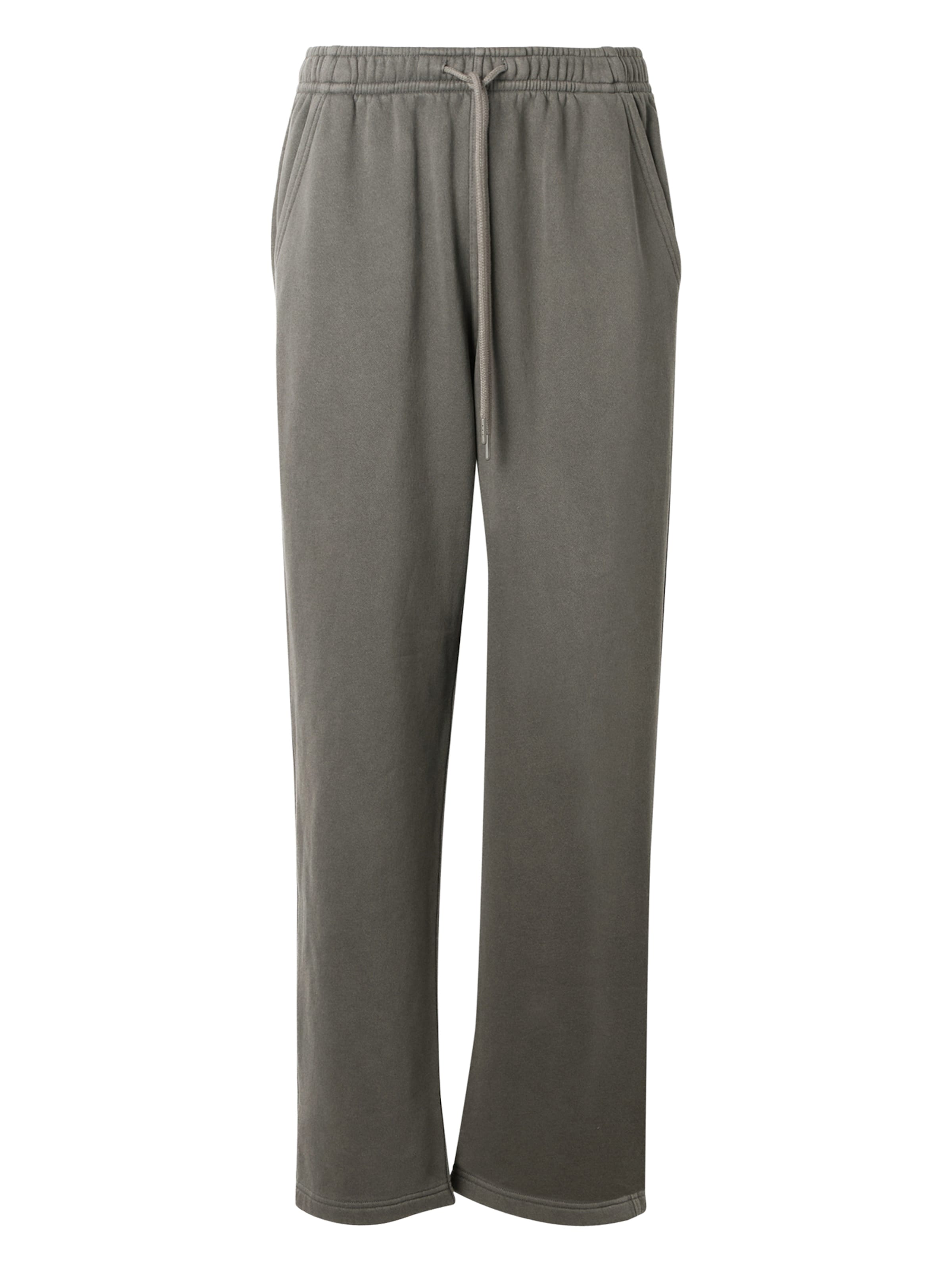 pelēks Abercrombie &amp; Fitch Vaļīgs piegriezums Bikses &#x27; ESSENTIAL&#x27;: no priekšpuses