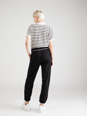 Tapered Pantaloni di TOMMY HILFIGER in nero