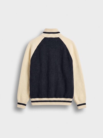 Burocs Knit Cardigan in Blue
