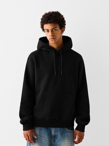 Felpa di Bershka in nero: frontale