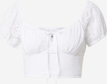 HOLLISTER - Camisa em branco: frente